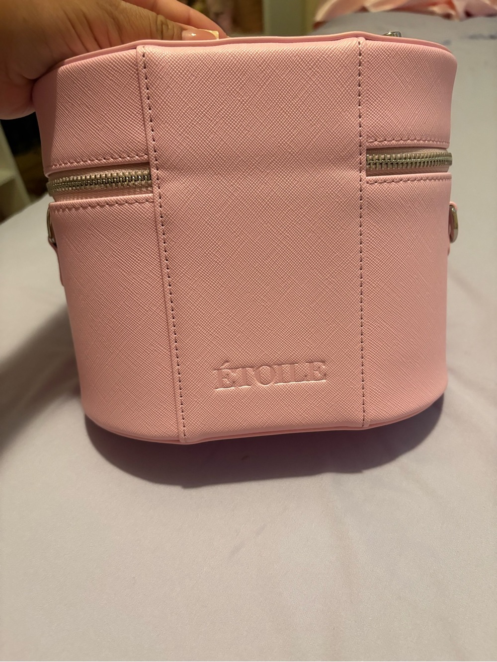 ÉTOILE OVAL TOILETRY CASE- PINK - Picture 5 of 10